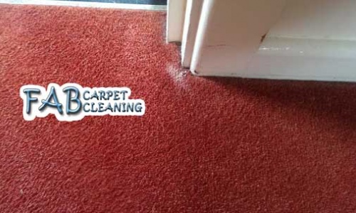 Paint stain on the red carpet – Exeter